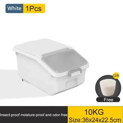 10KG Dry Food Dispenser – Airtight Storage Container with Lid