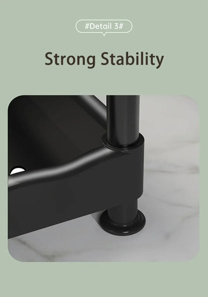 Kitchen Seasoning Shelf – 3 Tier Spice Rack & Chopstick Organiser for Corner Countertops